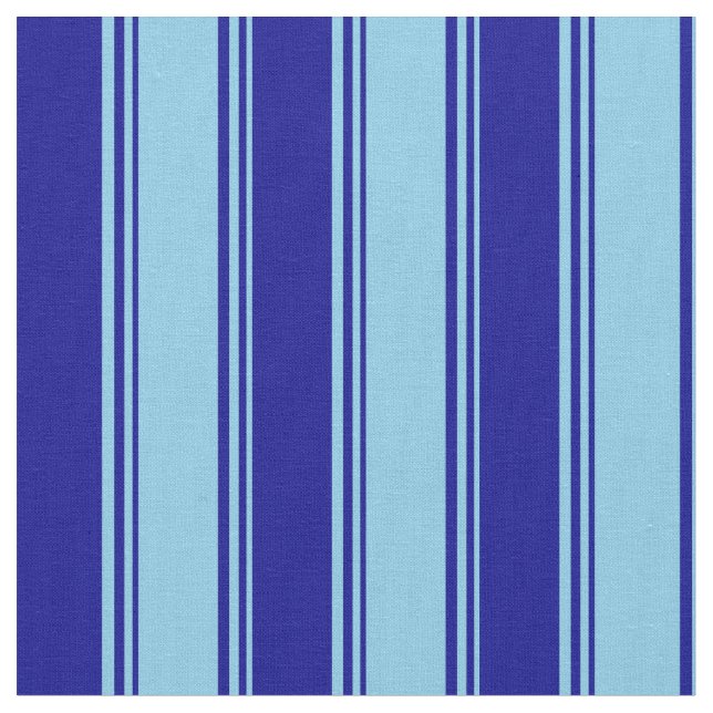 Tissu Motif bleu ciel et bleu foncé (Fermer)