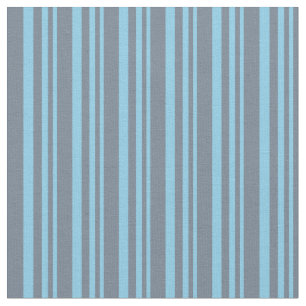 Tissu Motif bleu ciel et gris ardoise