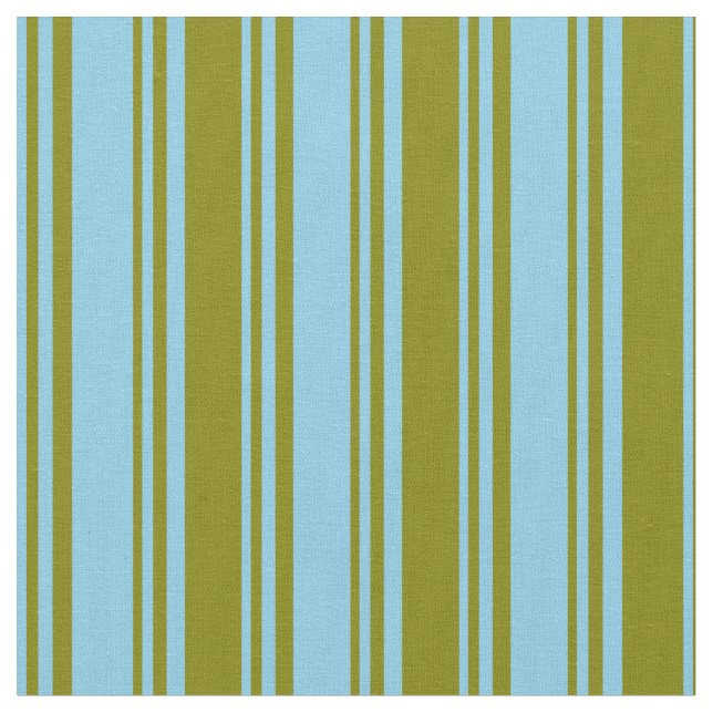 Tissu Motif bleu ciel et vert (Fermer)