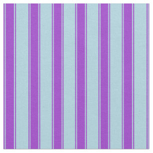 Tissu Motif bleu clair et orchidée foncée