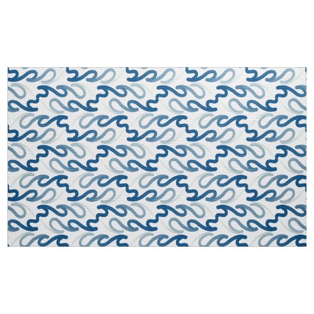 Tissu motif bleu et blanc (Yard)