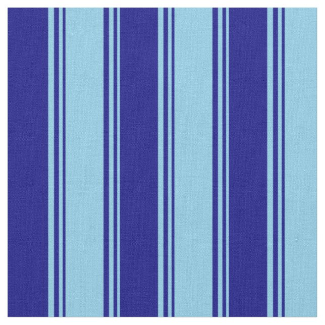 Tissu Motif bleu et bleu ciel (Fermer)
