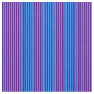 Tissu Motif bleu et Indigo Linked/Striped