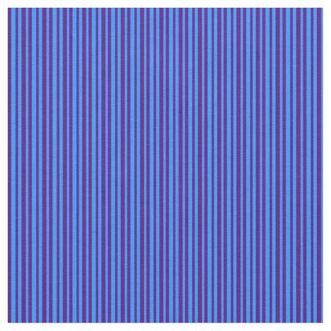 Tissu Motif bleu et Indigo Linked/Striped (Fermer)