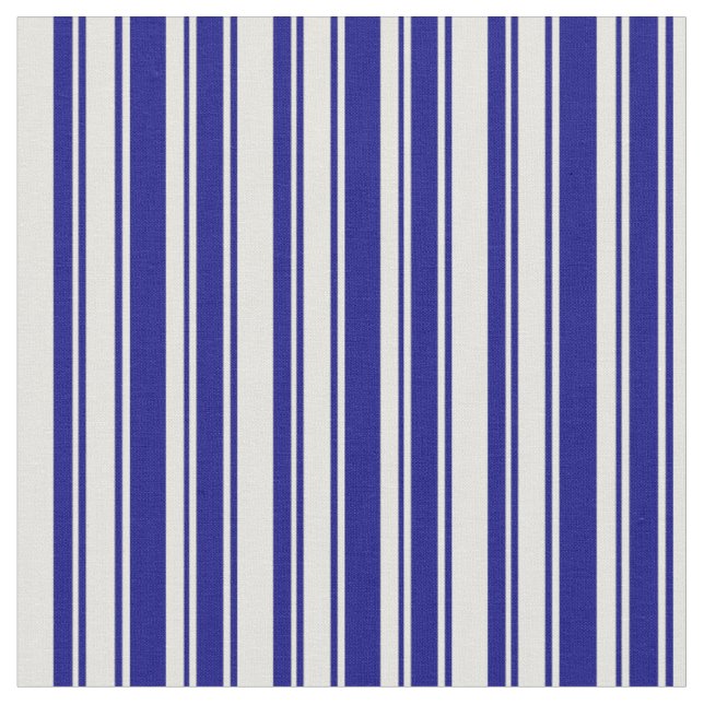 Tissu Motif bleu et jaune pâle rayé/lin (Fermer)