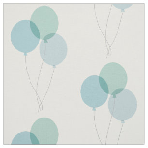 Tissu Motif bleu et vert