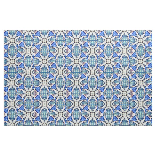 Tissu Motif bleu Thunder_Cove de coeurs de mandala (Fat Quarter)