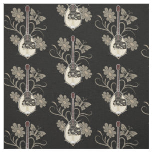 Tissu Motif Bouzouki