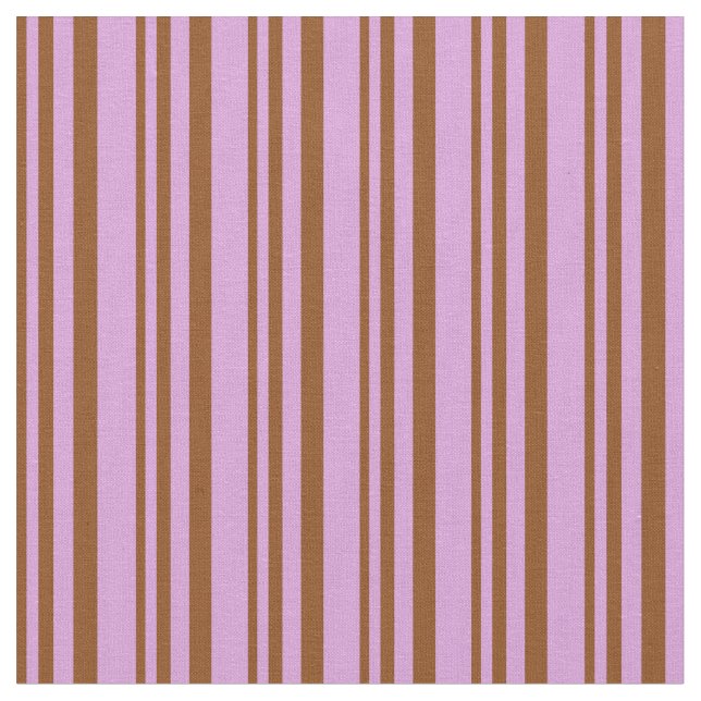 Tissu Motif Brown et couleur prune (Fermer)