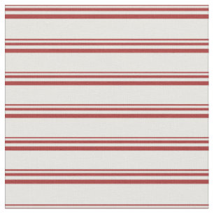 Tissu Motif Brown et lignes de crème à la menthe