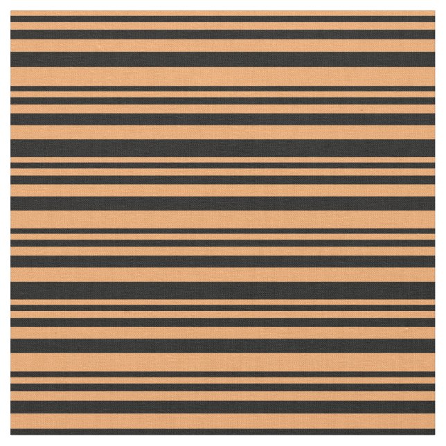 Tissu Motif Brown et noir rayé/bordé (Fermer)