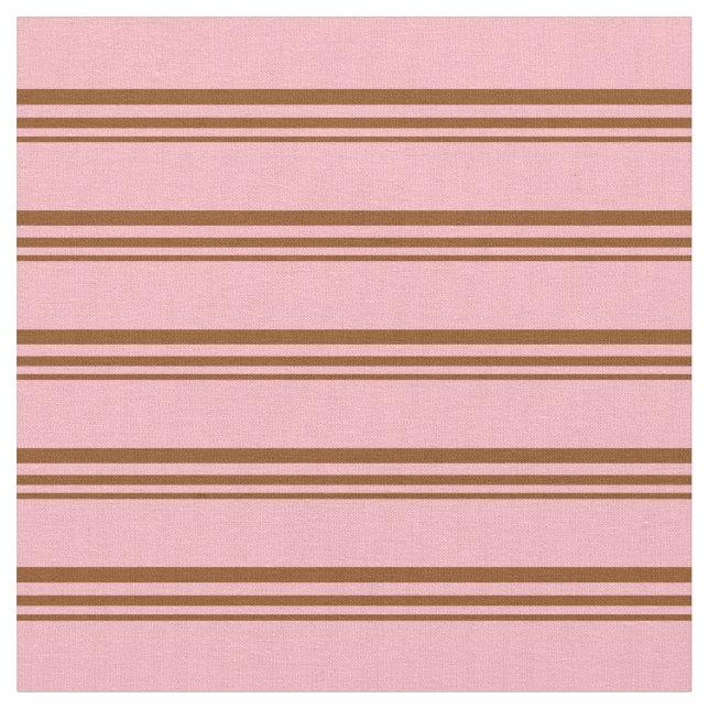 Tissu Motif Brown et rose clair (Fermer)