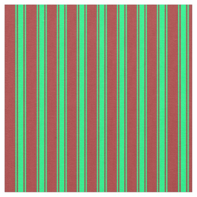Tissu Motif Brown et vert des rayures (Fermer)