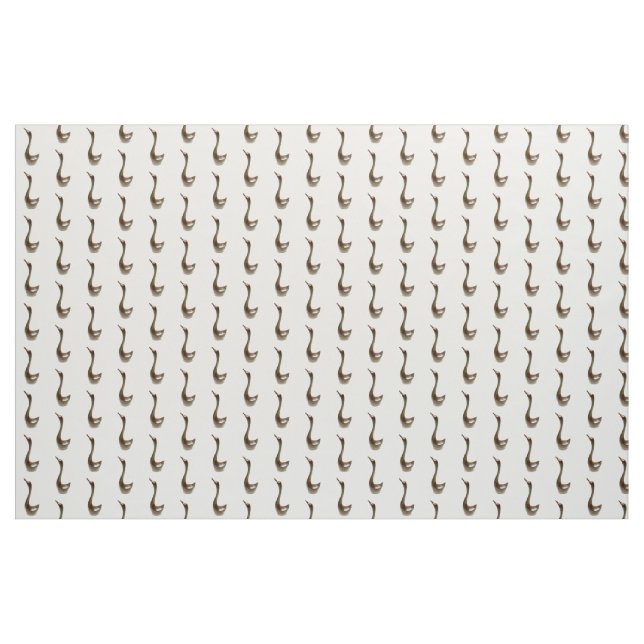 Tissu motif brun sur blanc (Yard)