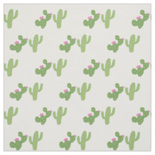 Tissu Motif Cactus couple