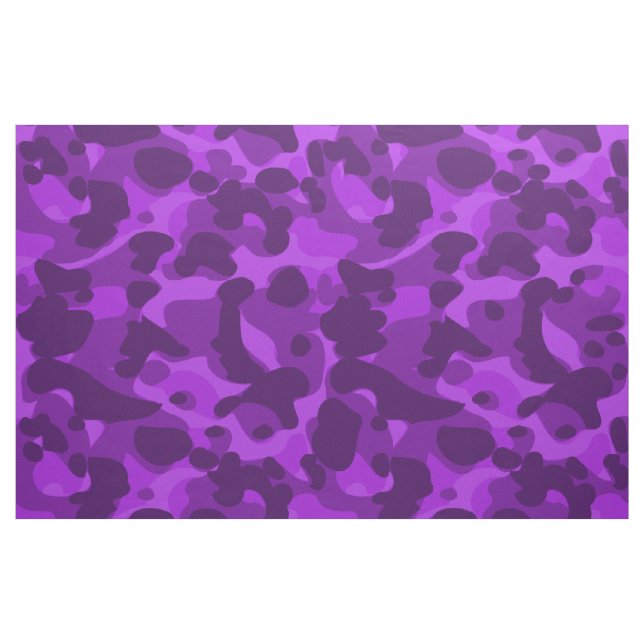 Tissu Motif Camouflage violet clair Cool élégant (Yard)