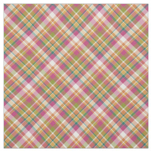 Tissu Motif Carré rétro Vintage Tartan Plaid