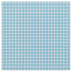 Tissu Motif carreaux gingham bleu ciel clair  