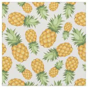 Tissu Motif Cartoon Ananas