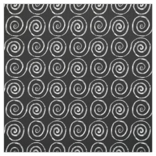 Tissu Motif celtique à double spirale