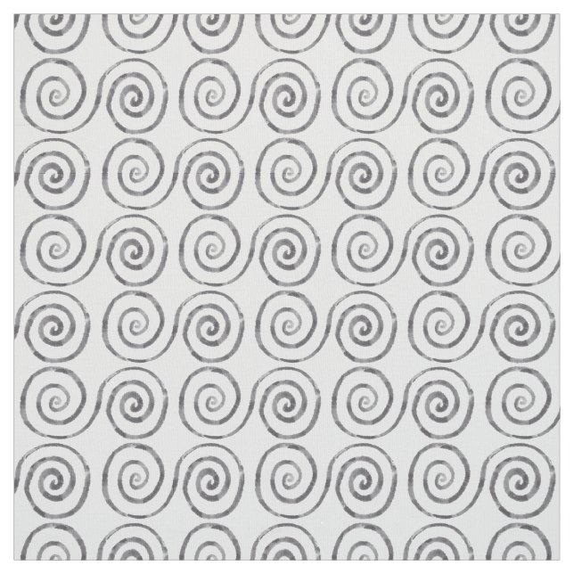 Tissu Motif celtique à double spirale (Échantillon)