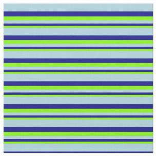 Tissu Motif Chartreuse, bleu et bleu clair