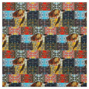 Tissu Motif chaud de tortue de mer