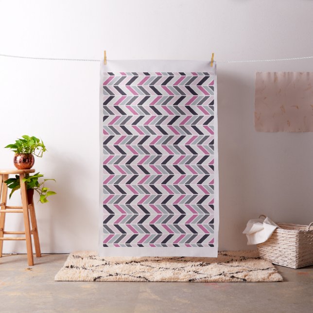 Tissu Motif Chevron géométrique (In Situ)
