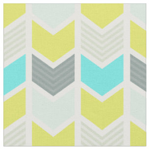 Tissu Motif Chevron Géométrique bleu bleu bleu Aqua