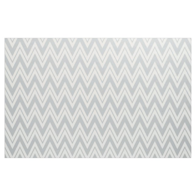 Tissu Motif Chevron Gris Et Blanc (Fat Quarter)