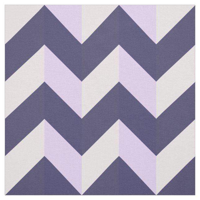 Tissu Motif Chevron Violet (Échantillon)