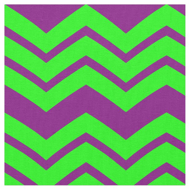 Tissu Motif chevron zigzag vert violet  (Fermer)
