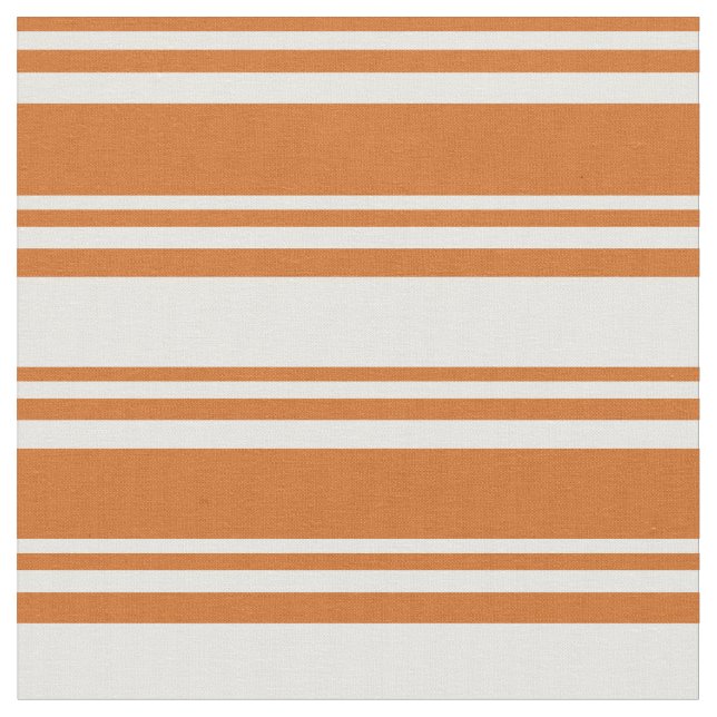 Tissu Motif Chocolat & Grilles de couleur blanche (Fermer)