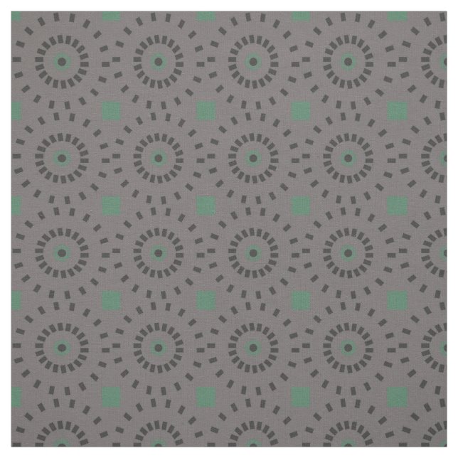Tissu Motif circulaire gris d'automne (Échantillon)