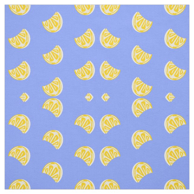 Tissu Motif citron (Échantillon)