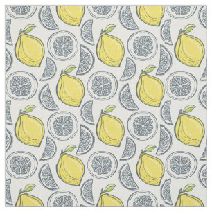 Tissu Motif citron