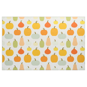 Tissu motif citrouille coloré