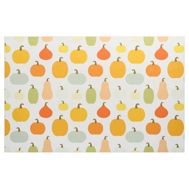 Tissu motif citrouille coloré (Fat Quarter)