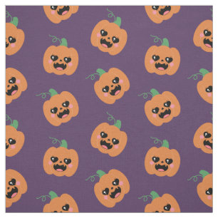 Tissu Motif Citrouille Halloween Kawaii