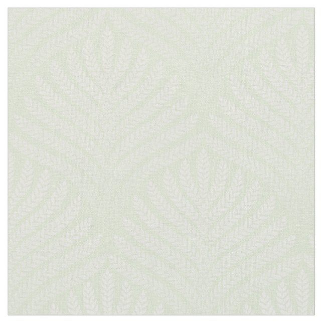 Tissu Motif classique de feuillage dans le blanc et le (Fermer)