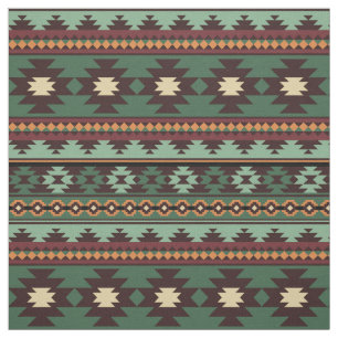 Tissu Motif coloré de l'aztèque sud-ouest