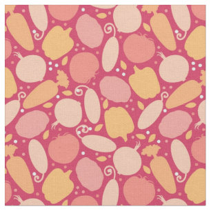 Tissu Motif coloré de légumes