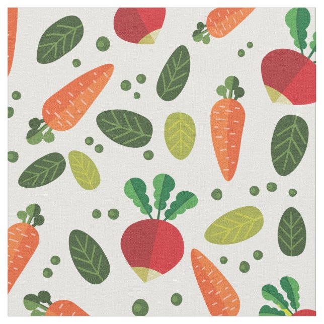 Tissu Motif coloré de légumes (Fermer)