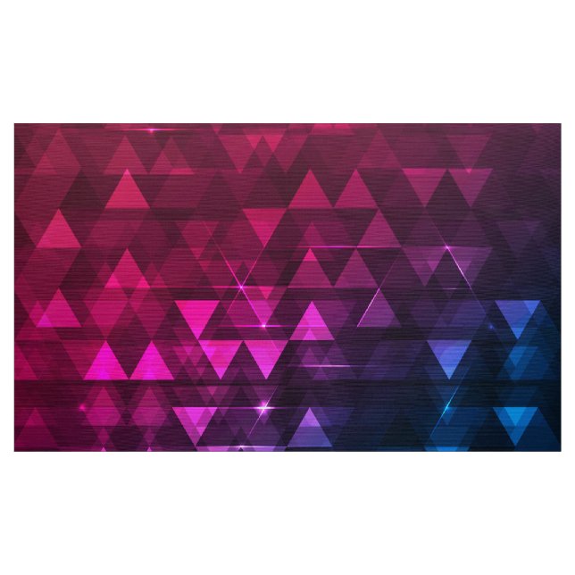 Tissu Motif coloré de triangle (Yard)