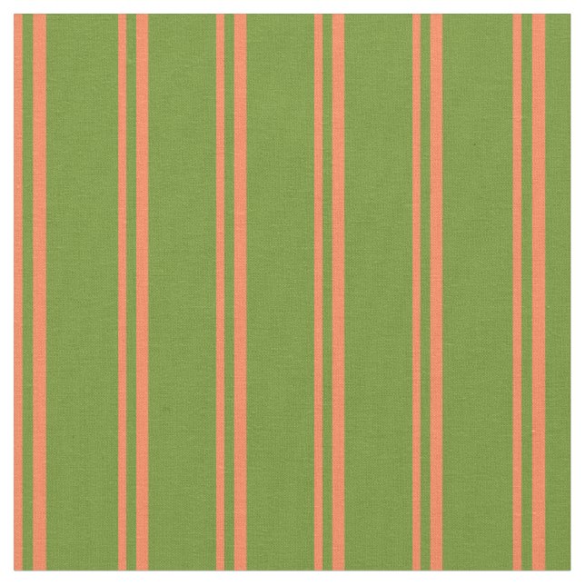 Tissu Motif corail et vert (Fermer)