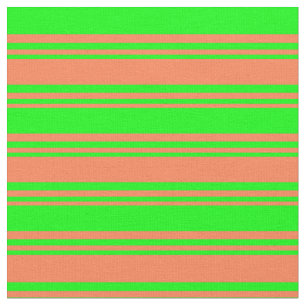 Tissu Motif Coral et Lime