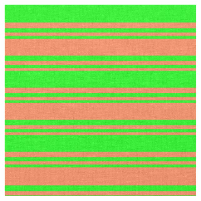 Tissu Motif Coral et Lime (Fermer)