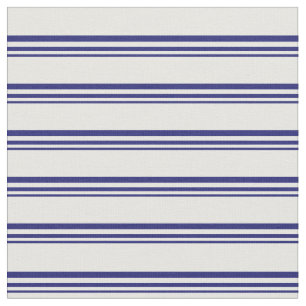 Tissu Motif couleur bleu et crème à la menthe de minuit