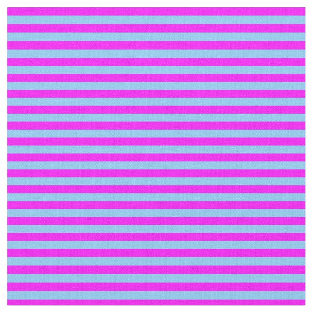 Tissu Motif couleur bleu Fuchsia et ciel clair (Fermer)