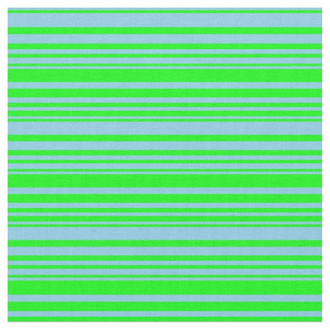 Tissu Motif couleur ciel bleu et citron vert (Fermer)